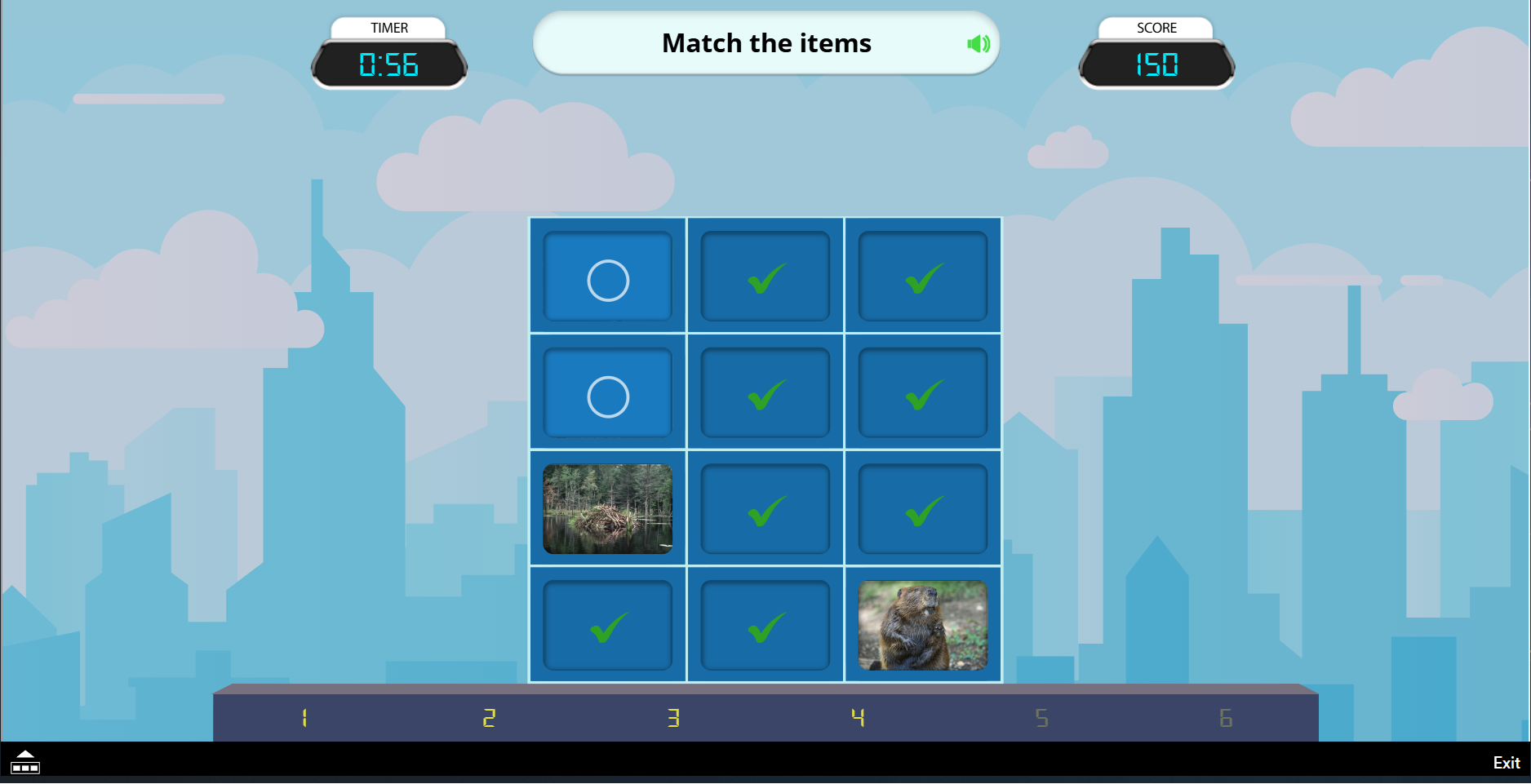 Memory Blocks Matching Game