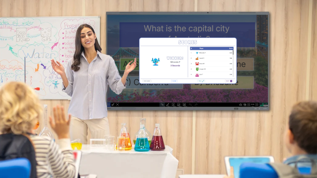 Classroom Challenge Reward Screen